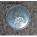 Монета 10 новых пенсов 1973 г. Великобритания. Лев.
